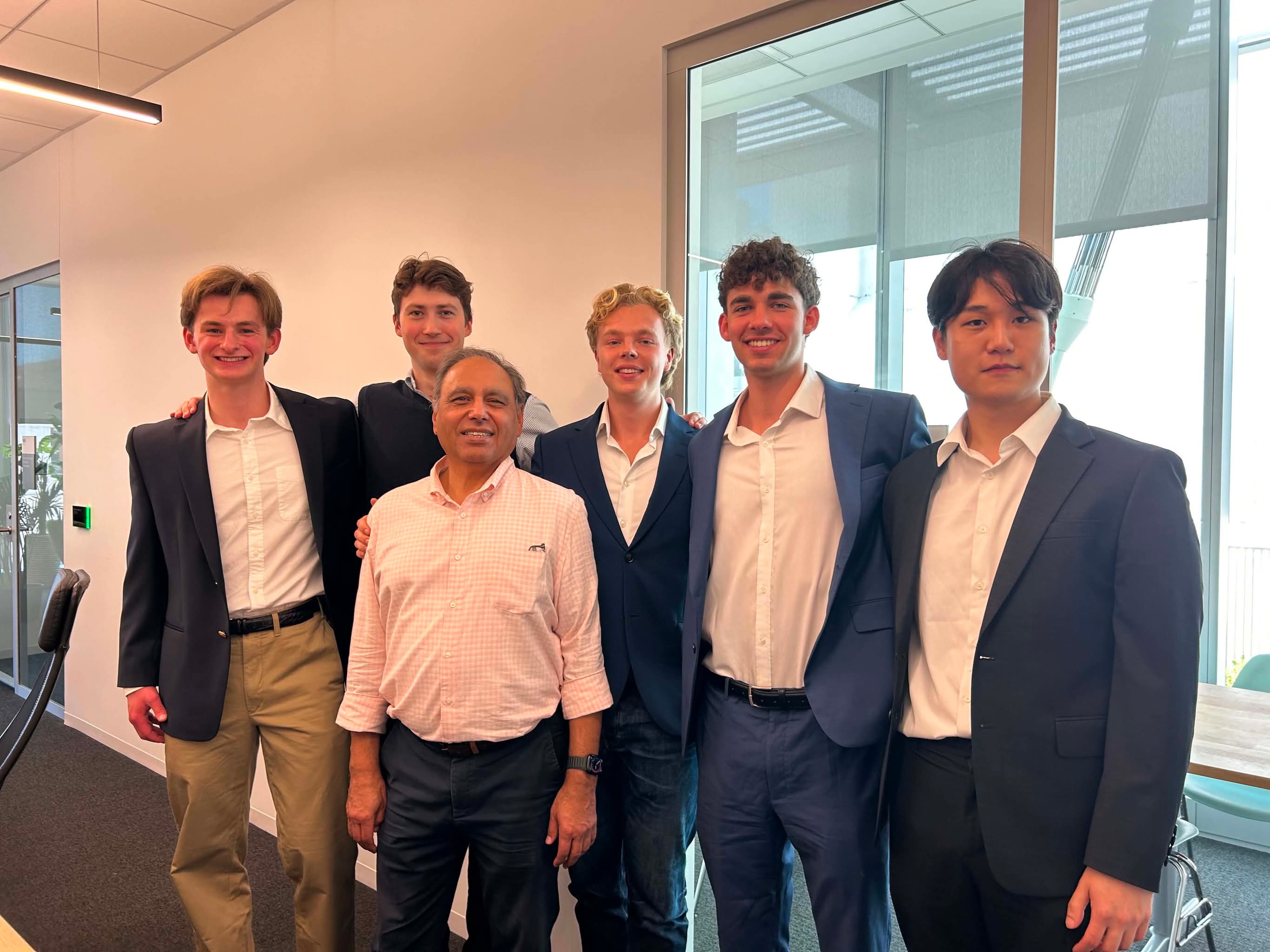 Jorgen and his group pitching Stratum at ENGIN 183E